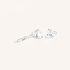 Pear Cluster Stud Earrings in Silver
