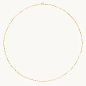 Piccadilly Chain Necklace in Solid Gold