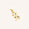 Pisces Zodiac Talisman Charm in Gold