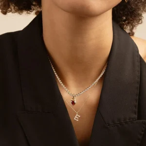 Red Heart Talisman Charm in Gold