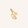 Sagittarius Zodiac Talisman Charm in Gold