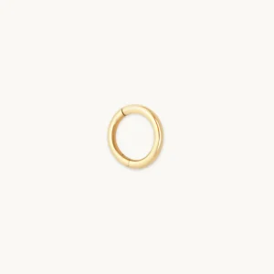 Seamless Hoop 1.2mm in Solid Gold