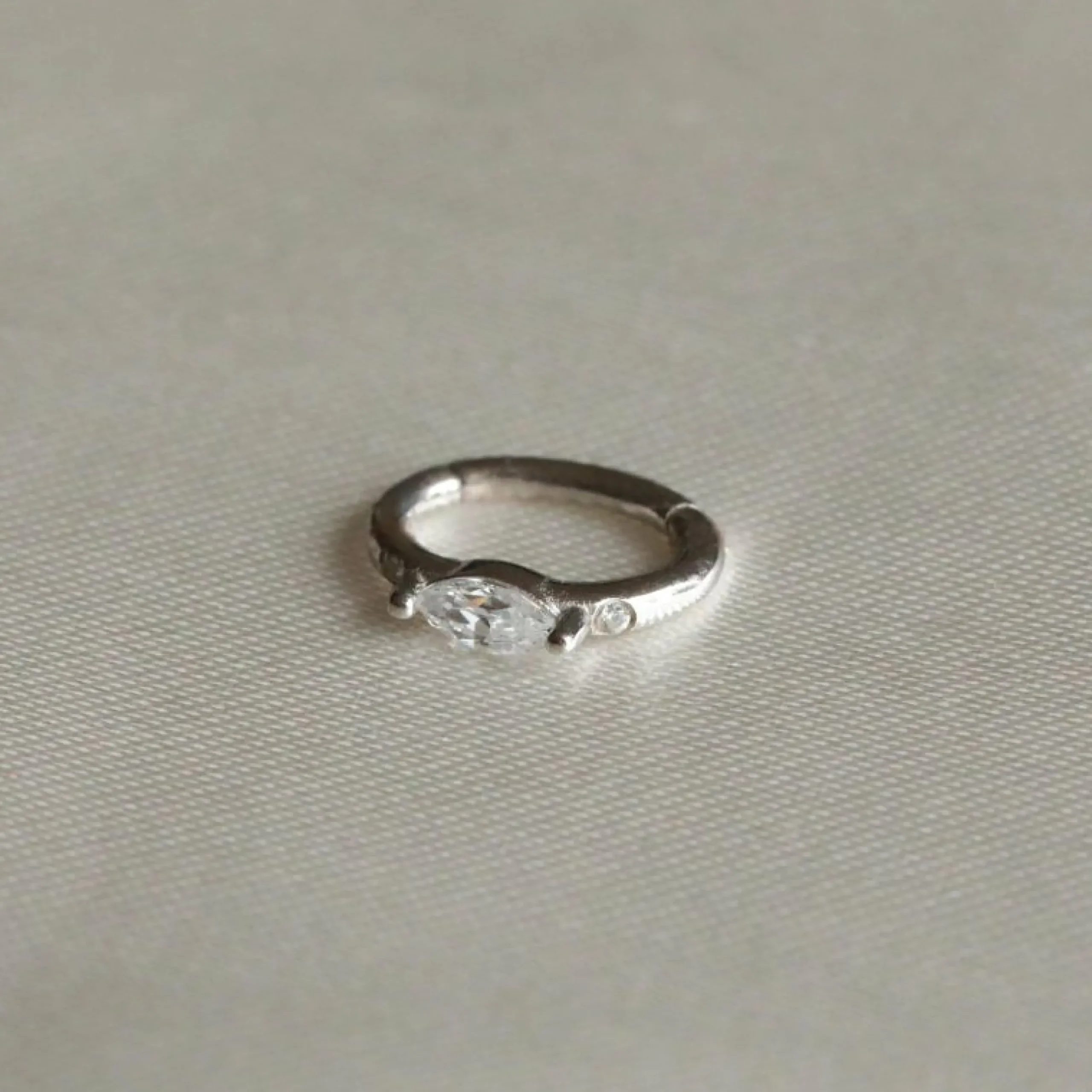 solid_white_gold_marquise_3-1.webp Solid White Gold Marquise Rook Hoop