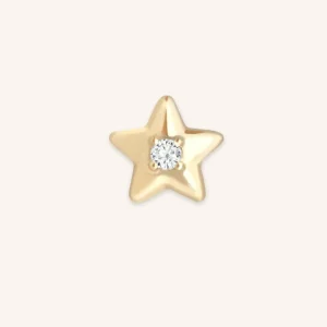 Star Click Charm in 9k Gold