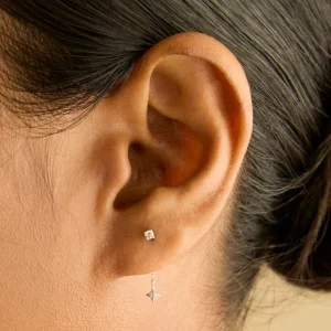 Star Ear Curation Chain™ in Solid White Gold