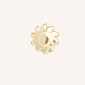 Sunshine Click Charm in 9k Gold