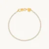 Tennis Chain Bracelet in Gold