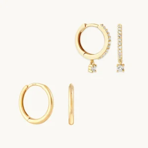 Topaz Charm Gift Set in Solid Gold
