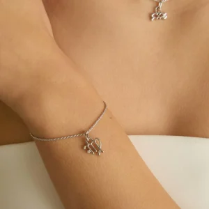 Virgo Zodiac Talisman Charm in Silver