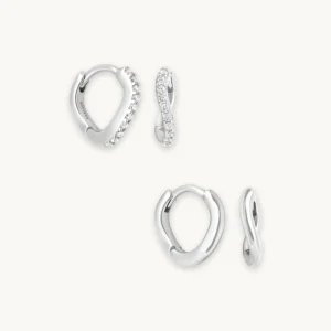 Wave Gift Set in Silver